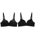 thumbnail image 2 of fatyb Women's Wireless Push up Bras Seamless Soft Support Everyday Bras Ladies Full Coverage Bralettes, 2 of 7