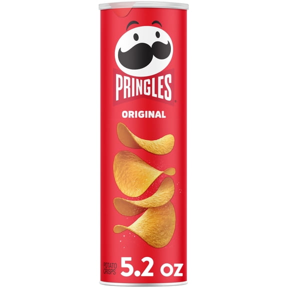 Pringles Original Potato Crisps Chips 5.2 oz can
