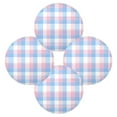 thumbnail image 2 of Round Placemats Set of 1 Heat Resistant Washable Kitchen Table Decorations 15.4in Blue and Pink Phone Wallpaper, 2 of 7