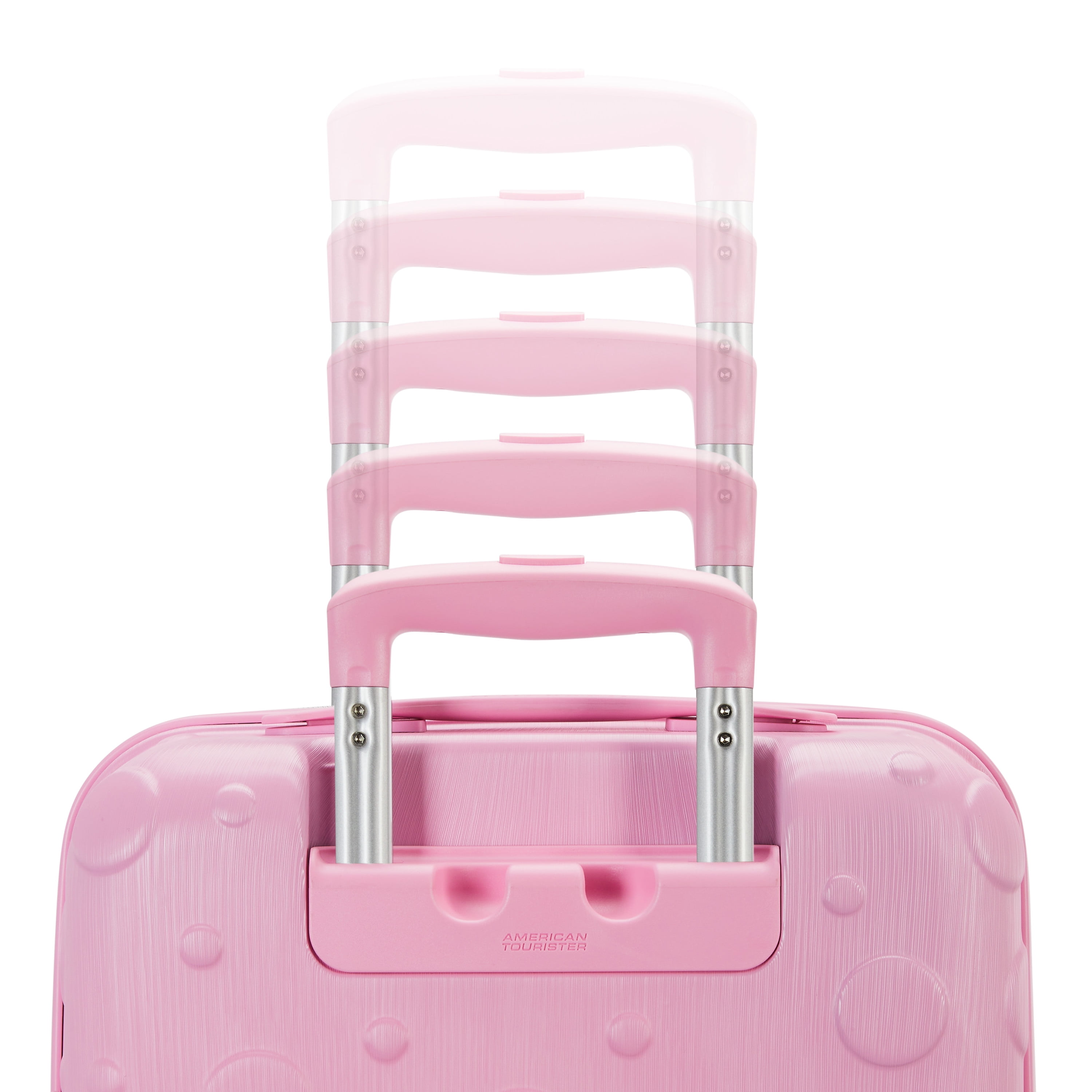Disney x American Tourister All Ages Minnie Mouse Carry On Suitcase with Spinner Wheels - Pink