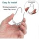 thumbnail image 5 of Shower Curtain Hook Rings, Stainless Steel Roller Balls Bath Curtain Rings for Bathroom Shower Curtain Rods - Set of 12, 5 of 5