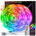 thumbnail image 1 of Tira de luces LED HBOWMDJIA de 100 pies (2 x 15 m) con control remoto y de aplicaciones, 1 of 7