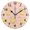 Black, variant on Yellow Duck Pattern Wall Clock 10in Round Artistic Oil Painting Home Decor Desk Table Clock