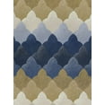 thumbnail image 2 of Zarris, Chariklia 15x18 White Modern Wood Framed Museum Art Print Titled - Navy Motif I, 2 of 4