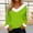 Green Tops for Women, variant on Olyvenn Stylish Faux Fur Trim V Neck Fashion Sweatshirts for Women Solid Loose Xmas Long Sleeve Pullover Holiday Tops Tunic Blouses Black 10
