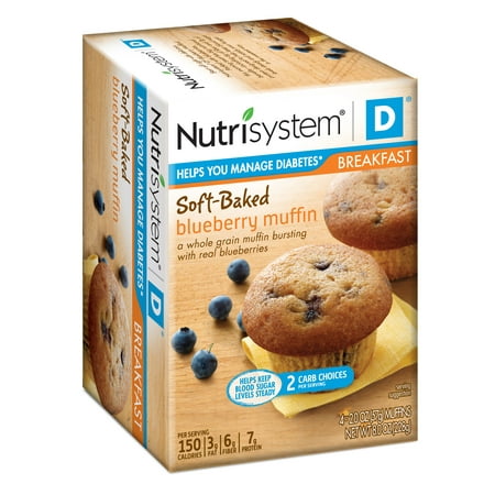 Nutrisystem D Blueberry Muffins 2 Oz 4 Ct Walmartcom - 