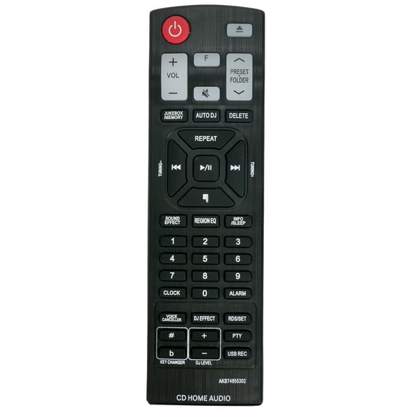 AKB74955302 Replace Remote for LG Hi-Fi System CM9960 CM8460 CMS8460F CMS8460W