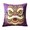 Purple, variant on Blue Flock Blue Lion Head Decorative Pillow Cover 45Cm For Home Sofa And Cultural Decor No Insert