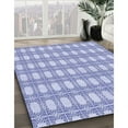 thumbnail image 3 of Ahgly Company Machine Washable Indoor Rectangle Transitional Heavenly Blue Area Rugs, 2' x 5', 3 of 7