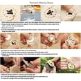 thumbnail image 6 of 4 Packs Embroidery Necklace Kits, Embroidery Pendant Kit Mini Cross Stitch Kit with Hoop, Necklace, Pendant, Stamped Pattern Cloth, Instructions, etc., Embroidery Kits for Adults, 6 of 6