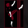 thumbnail image 3 of CafePress - FOOTBALL *18* {Crimson} Dark T Shirt - Men's Classic Graphic Cotton T-Shirt, 3 of 4