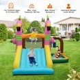 thumbnail image 4 of Costway Flamingo-Themed Bounce Castle 7-in-1 Kid Inflatable Jumping House Without Blower, 4 of 10