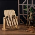 thumbnail image 4 of 4 PCS Wooden Hair Sticks Japanese Hair Chopstick for Women Bun Maker, Chinese Chopstick Hair Pins for Women Long Hair, 4 of 6