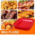 thumbnail image 4 of Doublure en Silicone pour Friteuse à Air Chaud Ninja, Lot de 2 Panier en Silicone Réutilisable Accessoires de Friteuse à Air Rond Compatible avec Ninja Foodi AG301 Friteuse à Air Grill Intérieur, 4 of 5