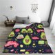 thumbnail image 5 of Balery Avocado Love Manta de Felpa Suave y Acogedora – Cobija de Franela Aterciopelada para Cama, Lavable y Cálida para Sofá, Mascotas, Transpirable-60"x50", 5 of 7