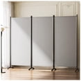 thumbnail image 1 of Simple Wisdom 3 Biombo Plegable,180CM Biombos separadores de Ambiente,Privacy Biombo Plegable,Divisor de habitacion de Tela Gris,Separador de ambientes port&aacute;til,Apto para oficinas,dormitori, 1 of 6