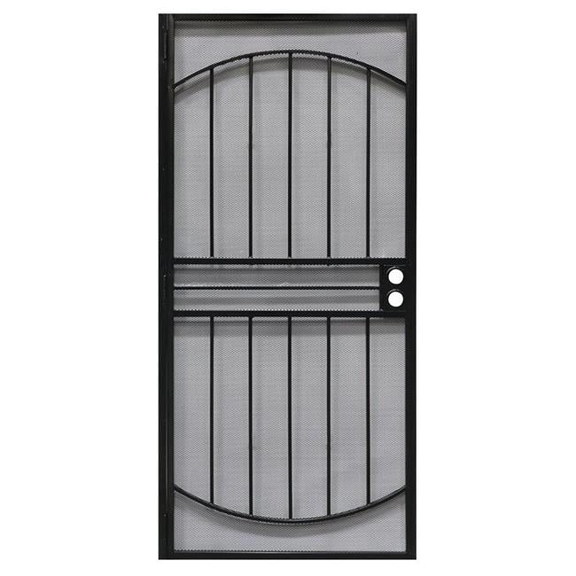 Precision Screen 5635859 81.75 x 36 in. Franciscan Black Steel Security
