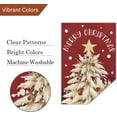 thumbnail image 5 of Merry Christmas Christmas Tree bell Red Green Garden Flag 12.5x18, Home Outdoor Yard Winter Christmas Garden Flag Decoration -B, 5 of 6