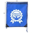 thumbnail image 2 of Senior Graduation Drawstring Backpacks Personalized Party Favor Cinch Bags - Award, 2 of 2
