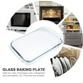 thumbnail image 2 of Glass Baking Dish Transparent Rectangular For Households 1Pcs 9.9X5.9X1.8In, 2 of 5
