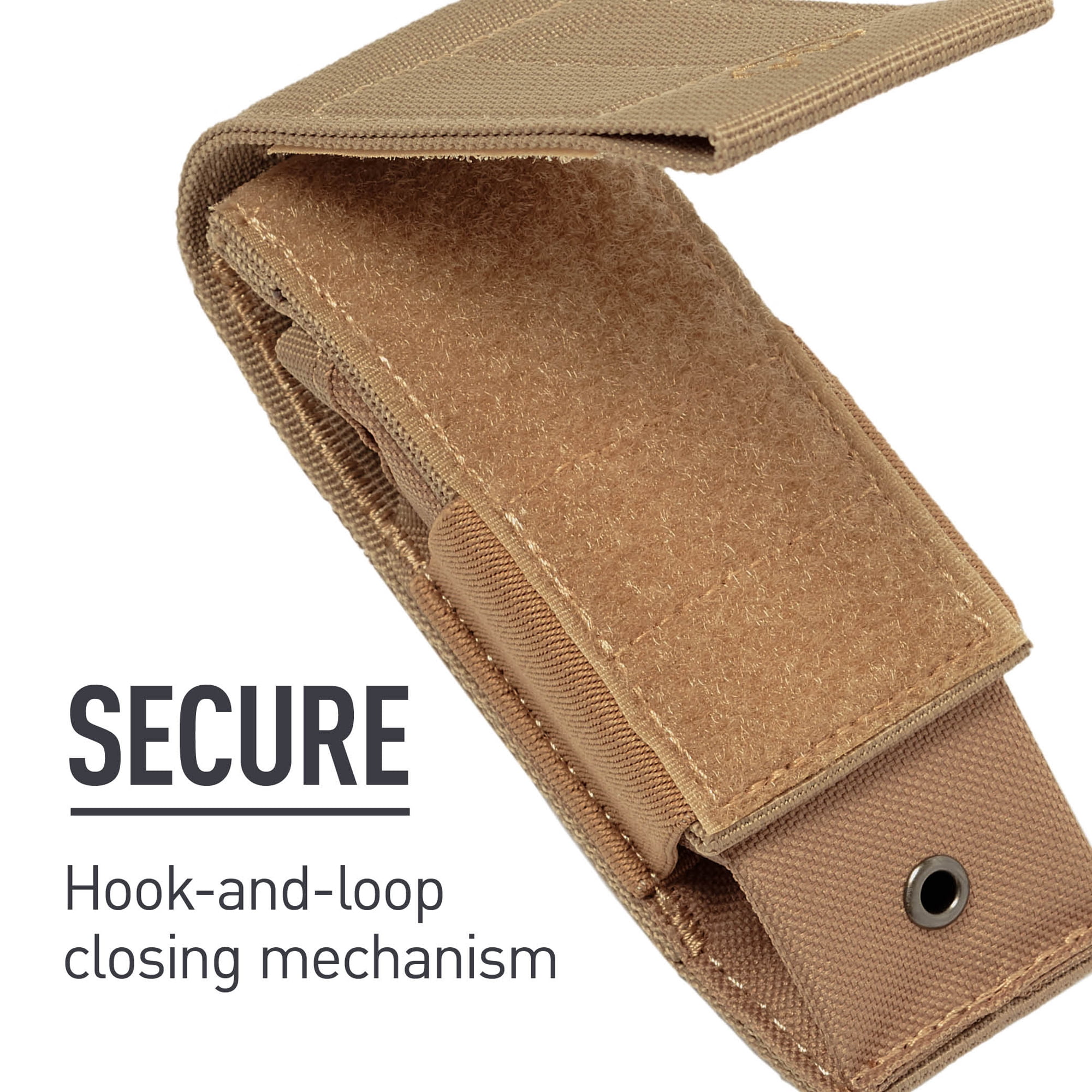 LEATHERMAN, MOLLE Compatible X-Large Nylon Sheath for Multitools, Fits MUT, Surge, and Super Tool 300, Brown