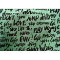 thumbnail image 5 of oneOone Cotton Silk Mint Green Fabric Text Craft Projects Decor Fabric Printed By The Yard 42 Inch Wide-R9, 5 of 5