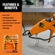 thumbnail image 2 of Kit de pistola de pegamento caliente Gorilla Dual Temp con 45 barras de tamaño completo, 2 of 7