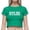 9-Green, variant on Alun St. Patrick's Day Cropped Short Sleeve T Shirts for Women Crewneck Stylish Stretch Tight Top Soft Comfort Fashion Festival Graphic Tee Summer Casual T-Shirts 14-Green XS