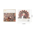 thumbnail image 2 of WHAMVOX 2pcs Coffee Turkey Honeycomb Ball Party Decoration Reusable Plastic Paper Decor for Thanksgiving, 2 of 8