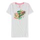 thumbnail image 1 of Camiseta gráfica FOX Paint Splat Logo para mujer blanca pequeña, 1 of 2