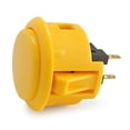 thumbnail image 1 of Moyic Botón de presión ligero, pequeño, multicolor, redondo, interruptor de Arcade, reinicio automático, llave corta, accesorio de juego sensible a Videojuegos y accesorios Amarillo, 1 of 6