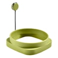 thumbnail image 2 of Hbdhejl Silicone Egg Rings Square Round Egg Cooker Ring Double Ring With Handle Frying Non Stick Maker For Pancakes Breakfast And Sandwich Silicone Side Up Omelet And Eggs, 2 of 9