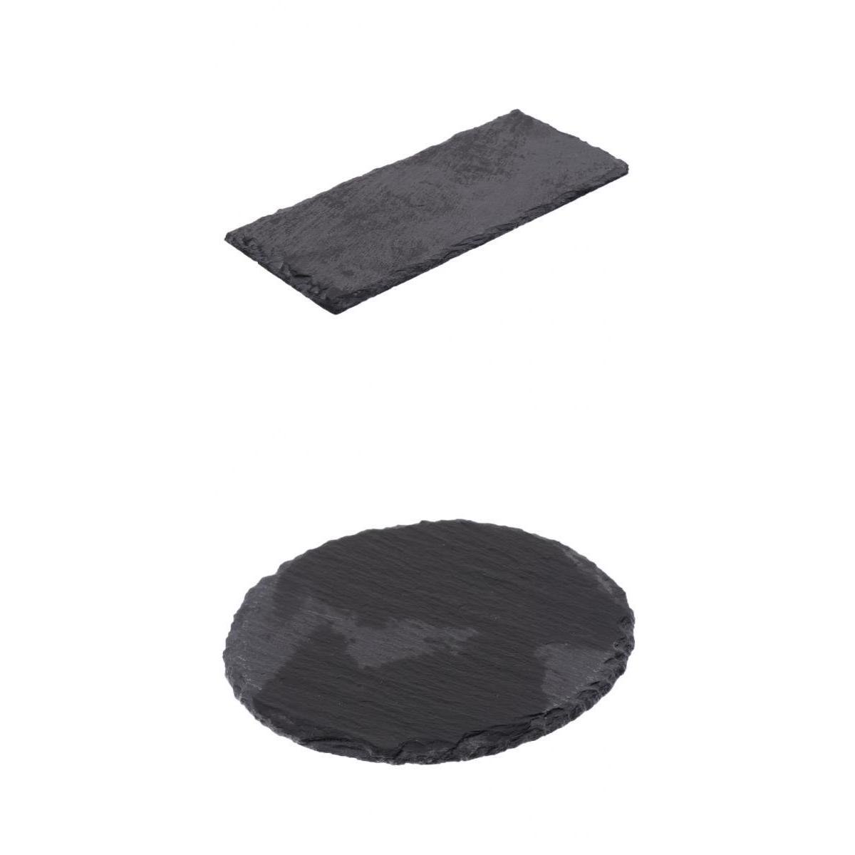 FashionCha 2Pcs Rocky Style Reptile Basin Water Food Bowl Reptile Feeding Dish for Lizard (
