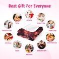 thumbnail image 6 of Flannel Fleece Throw Blanket, Soft Large Throw Blanket, Lightweight Cozy Plush Throw Blanket Fit Sofa Bed, 40"x50", Heart-shaped Fireworks, 6 of 7