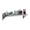 thumbnail image 2 of Stainless Steel Shelf 24"x12" Wall Mounted,Commercial Shelving, Floating Shelving, Metal Shelves, Heavy Duty Storage Rack for Kitchen, Garage and Utility Room, 2 of 7