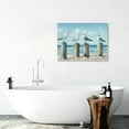 thumbnail image 6 of ZFLMY Coast Seagull Decoration - Seabird Canvas Beach Wall Art, Lake &amp; Ocean Theme Artwork Bedroom Bathroom Art 20x16in, 6 of 6