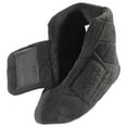 thumbnail image 2 of Silverts Black Single Patient Use Bootie Slippers Large / X-Wide Hard Sole, 2 of 4