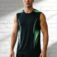 thumbnail image 2 of XFeng Men's Sleeveless Athletic Tank Top, Quick Dry Sports Workout Shirt, 2 of 4