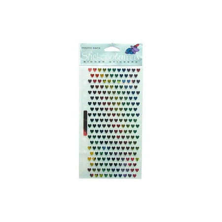 Micro Mini Hearts - EK Sticko Sticker Metallic Micro Mini Hearts