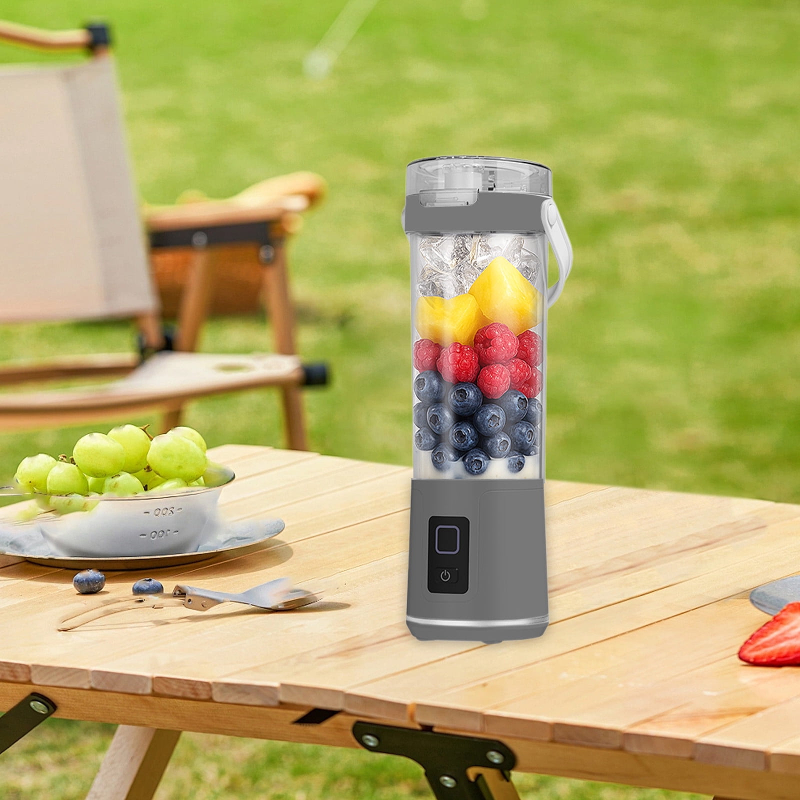 Handheld Juicer, Portable USB Rechargeable Blender, Smoothie Maker, 600ml Fruit Vegetable Juicer, Mini Home Juicer, Travel Juicer, Office Juicer, Gym Juicer, Portable Blender