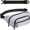 Gray, variant on 3.5L Unisex Anti-Theft RFID Blocking Large Fanny Pack Waist Bag Daily Walking Hiking,Black