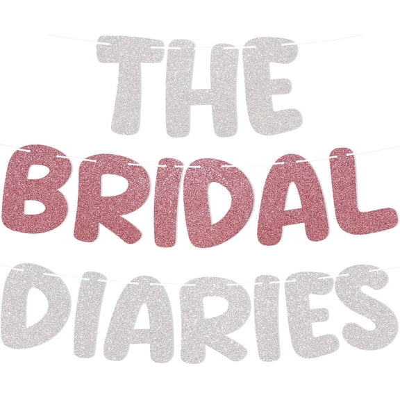 The Bridal Diaries Banner - Princess Bachelorette Diaries Party Decorations Me? A Bride? Shut Up! banner Diaries Bachelorette Party Decorations Supply