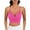 Pink, variant on Yyeselk Bras for Women Crisscross Front Full Coverage Sports Bra Push Up Spaghetti Strap Breathable Sexy Soft Comfortable Bra Blue M