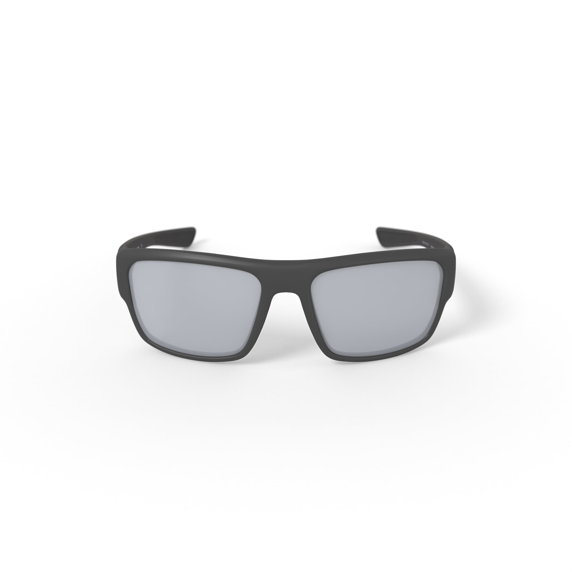 Hurley HSM3005P Sunglasses with Case, Matte Satin Black, Wrap, Plastic, 60-17-130