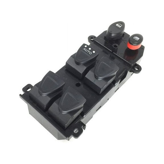 Front Left Driver Side Master Window Switch - 6 Button - Compatible with 2006 - 2011 Honda Civic Sedan 2007 2008 2009 2010