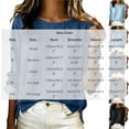 thumbnail image 7 of Sweatshirt Vintage Cotton Pullover Tops Women's Spring Round-Neck Denim Casual Comfortable Long-Sleeved Top Navy Xxl, 7 of 7