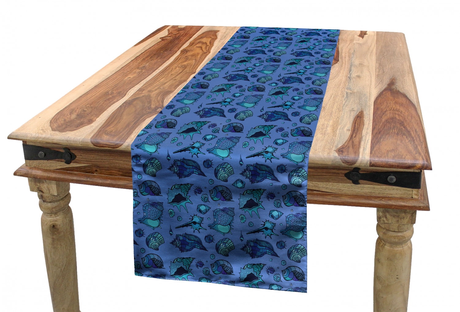 Ambesonne Anchor Table Runner Grey Pale Grey White Dining Room Kitchen Rectangular Runner 16 X 72 Simple with Ocean Inspired Wave Pattern Oceanic Sea Life