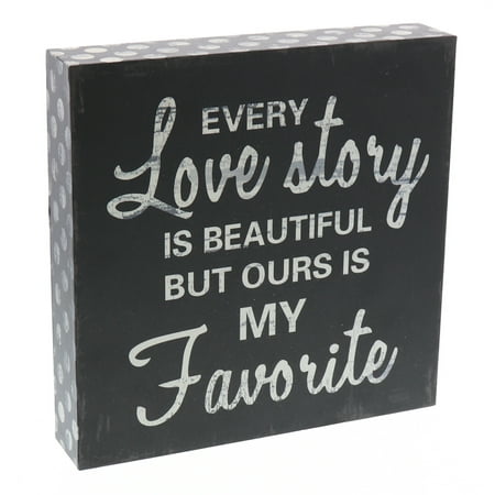Wooden Wall Barnyard Designs Every Love Story Is Beautiful Wooden Box Wall Art Sign, Primitive Country Farmhouse Home Decor Sign With Sayings 8
