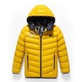 thumbnail image 6 of Odeerbi Toddler Boys Girls Heated Jacket Kids Puffer Coat Children USB Intelligent Constant Temperature 3 Areas Heated Coat Plus Size Winter Windproof Heated Jacket Yellow 4-5 Years, 6 of 7