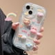 thumbnail image 2 of Funda de silicona suave con dibujos en 3D de oso y estrella para iPhone, carcasa bonita de silicona transparente para iPhone 11, 13, 12, 14 Pro Max, X, S, XR, 7, 8 Plus, SE Fivean unisex, 2 of 2